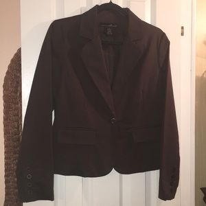 Brown Willi Smith Blazer Jacket Size 12